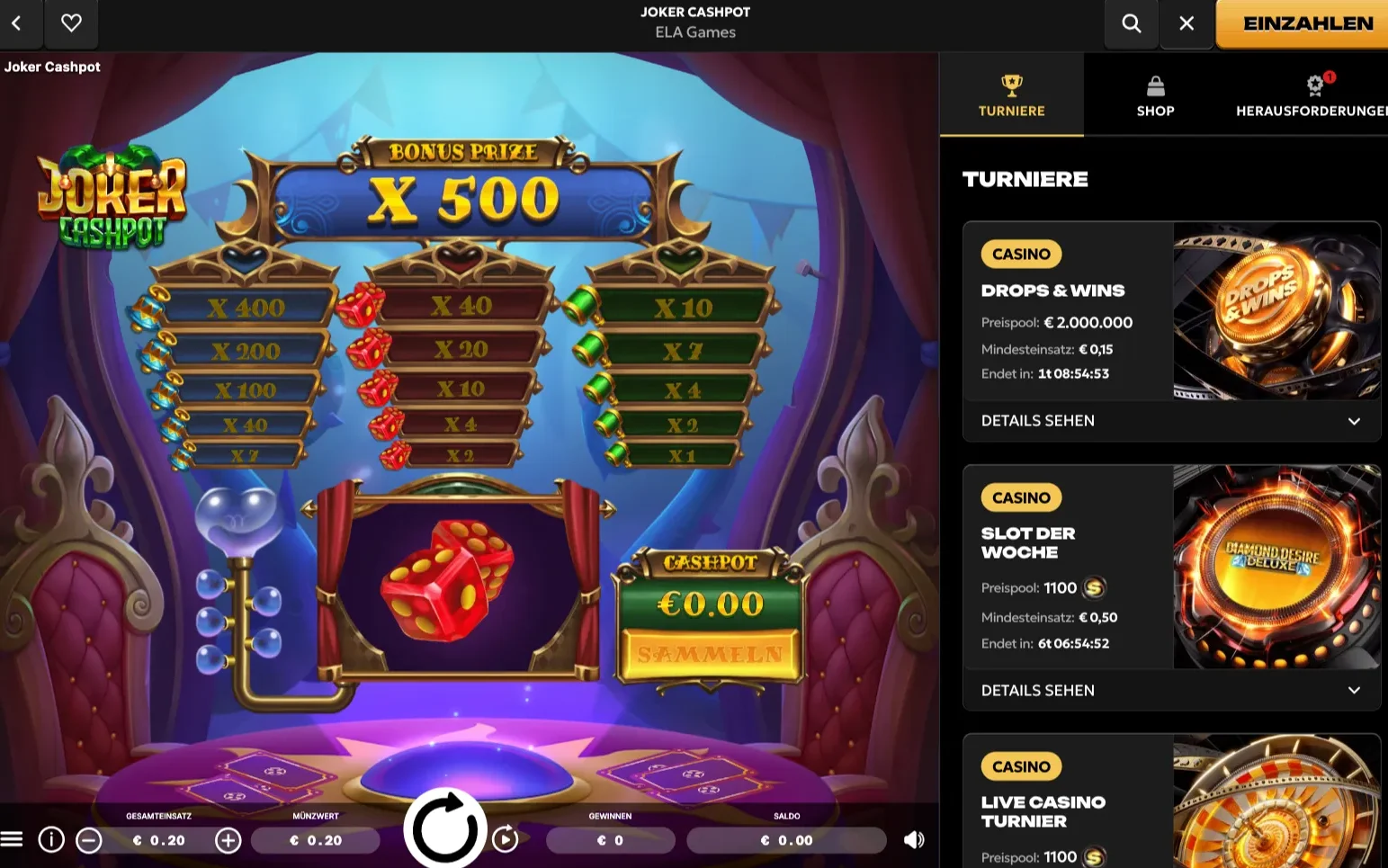 Spinsy Jackpot Spiele