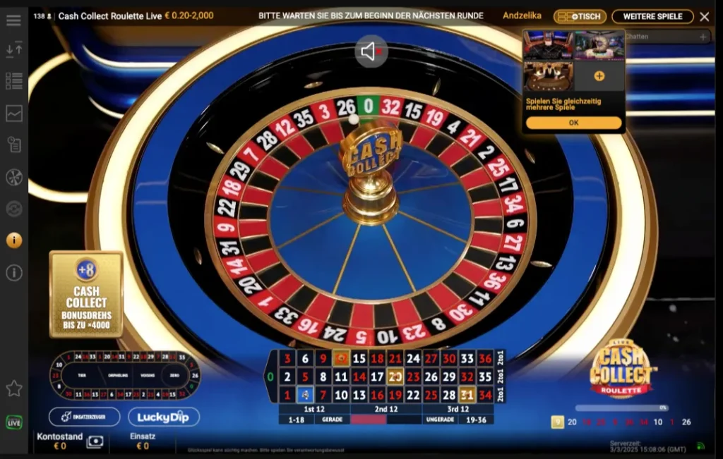Spinsy Live Roulette