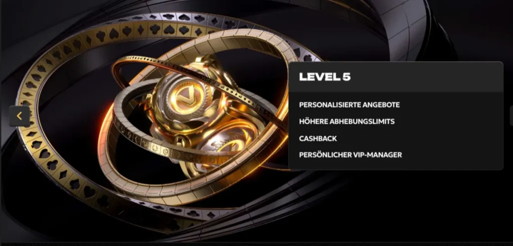 Spinsy Casino VIP Levels